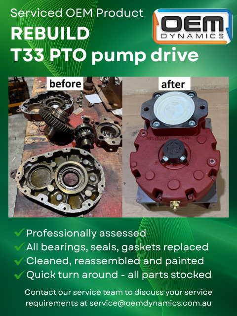 T33 PTO Pump Drive – Rebuilt by OEM Dynamics